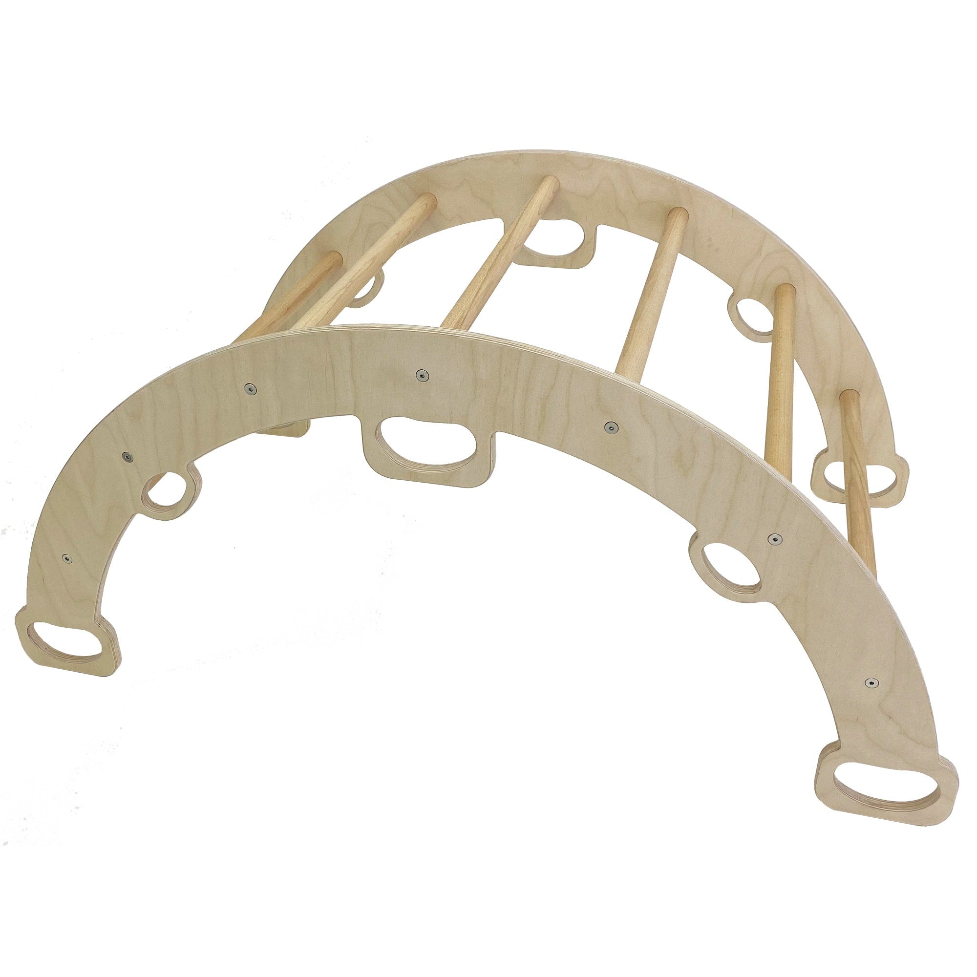 Wooden Climbing Arch Swing for Baby, Toddler and Kids (with pillow options)